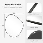 WallBeyond Asymmetrical Mirror, Irregular Wall Mirror - Image 6