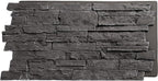 EverStone Acadia Ledge Faux Stone Panel, Graphite Color by EkenaMillwork
