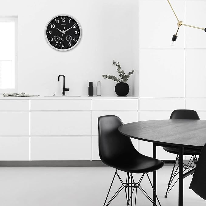 Wall Clock, Sweep Silent Movement Accurate Clocks - Image 2