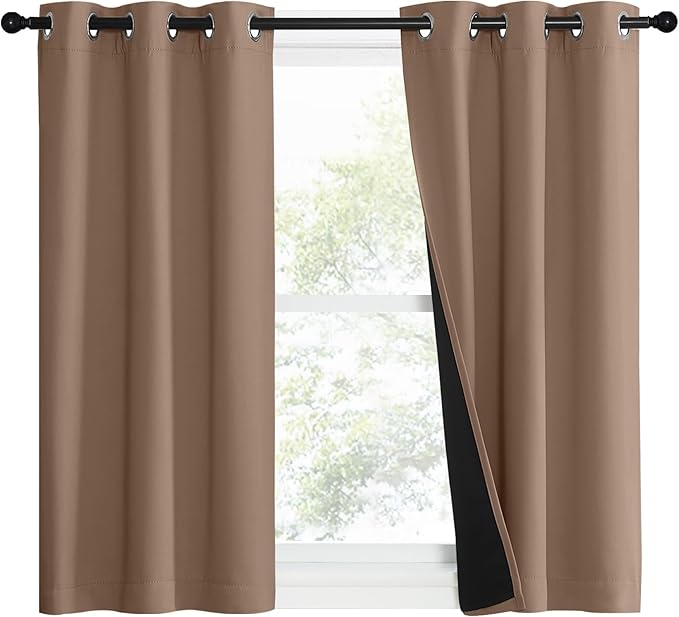 NICETOWN 100% Blackout Curtains Thermal, Noise Reduction and Privacy Curtains - Image 2