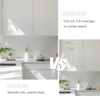 Dimoon 236''x23.6'' Peel and Stick Wallpaper White Contact Paper - Image 4