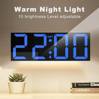 JALL 22'' Large Digital Wall Clock, Big LED Number Dispaly, Night Light - Image 3