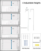 NEARBYSD 48"x 14" Door Mirror, Full Length Wall Mounted, Over The Door Mirror - Image 3