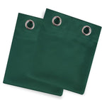 LEMOMO Blackout Curtains 52 x 90 Inch Long Dark Green Curtains Set of 2 Panels - Image 9