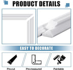Pangda Peel and Stick Wall Molding Kit, 3D Premade Accent Molding Wainscoting - Image 5