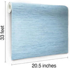 York Wallcoverings Nautical Living Horizontal Grass Cloth Removable Wallpaper - Image 7