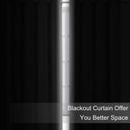 LEMOMO Blackout Curtains 52 x 108 inch/Light Grey Curtains Set of 2 - Image 3