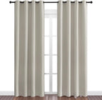 NICETOWN Natural Room Darkening Curtains 86" Long - Image 2