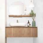 Erfoni White Embossed Peel and Stick Wallpaper Textured Floral Contact Paper - Image 8