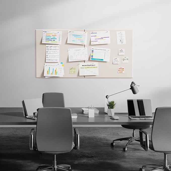 MaxGear Extra Large Cork Board for Wall 72" x 48", Light Tan Bulletin Board - Image 5