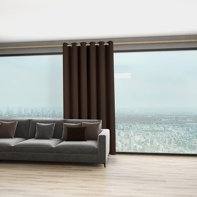 BONZER Room Divider Curtain Screen Partitions Total Privacy Wall Grommet Wide - Image 4