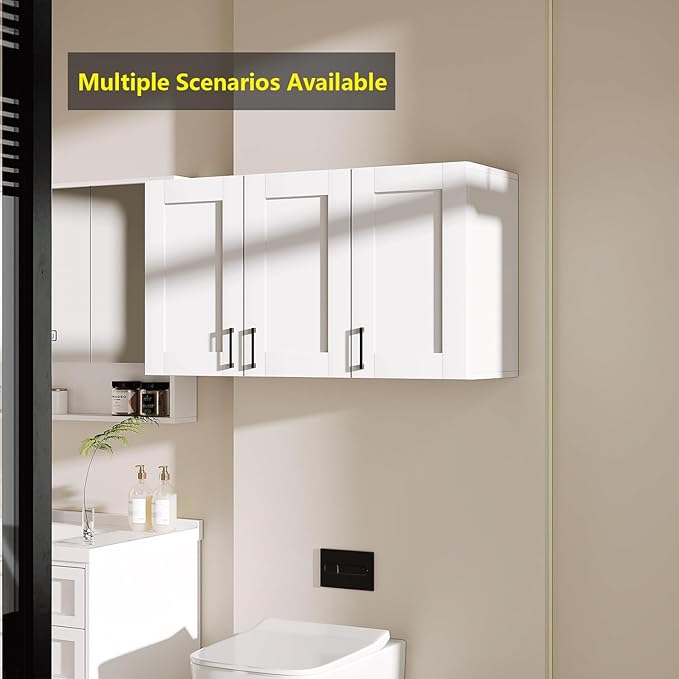 White Laundry Room Cabinets and Storage - Image 6