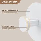 bussdis White Adhesive Wall Hook - Image 3
