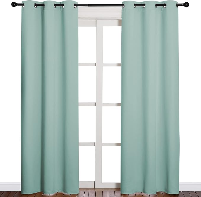 NICETOWN Thermal Insulated Solid Grommet Blackout Curtains/Drape - Image 2