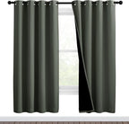 NICETOWN 100% Blackout Window Curtain Panels, Full Light Blocking Drapes by NICETOWN