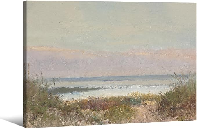 Nature Ocean Scenery Wall Art Beach Landscape Posters Vintage Coastal Aesthetic by rumlud