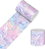 HOMETITUTE Wallpaper Border Peel and Stick Wall Border 4x196 Inch Iridescent by HOMETITUTE