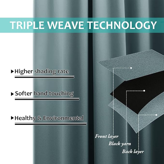 NICETOWN Full Shading Cold Blocking Curtains - Image 5