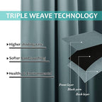 NICETOWN 100% Blackout Window Curtain Panels, Cold and Full Light Blocking - Image 6