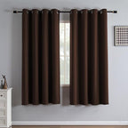IGEMAEVE Blackout Curtains 72 Inch Length 2 Panels Set, Grommet Energy Saving by IGEMAEVE