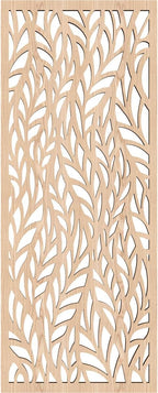 Ortonville Decorative Pierced Fretwork Wood Wall Panels, 9 3/8"W x 24 3/8"H x - Image 2