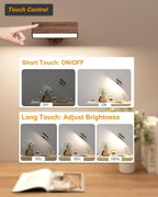 DetarZinLED Battery Operated Wall Sconces Set of 2, Rechargeable Wall Lights - Image 4