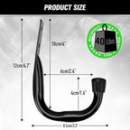 Heavy Duty Garage Storage Hooks, 6-piece Bike Hooks - Image 3