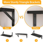 YGEOMER Wall Shelves, Home Decor - Image 4