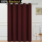 Yakamok 100% Blackout Lined Panels, Thermal Insulated Blackout Curtains - Image 2