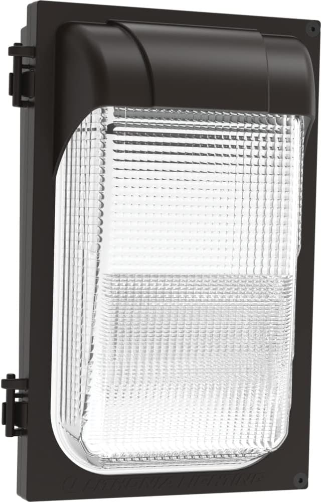 Lithonia Lighting 7.5" Mini LED Wall Pack Outdoor Light Fixture, Building Wall - Image 6