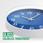 Wall Clock Modern Simple Quartz Decorative Clock Non-Ticking Silent Battery - Image 5