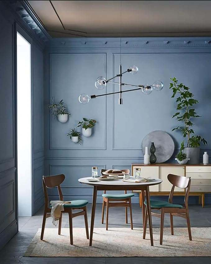 Dimoon 787''x17.7'' Blue Peel and Stick Wallpaper Contact Paper Modern Self - Image 7