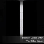LEMOMO Blackout Curtains 66 x 84 inch/Black Curtains Set of 2 Panels/Thermal - Image 3