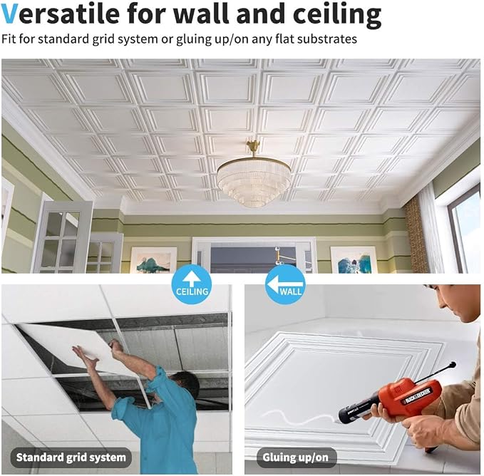 Art3d PVC Ceiling Tiles - Image 6