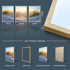 Natural Wood Framed Wall Art - Image 6