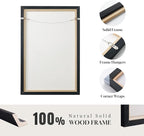 Extra Large Framed Black and White Abstract Wall Art - Image 6