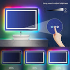 LOAAO 48"X40" LED Bathroom Mirror - Image 5