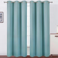 LEMOMO Stone Blue Thermal Blackout Curtains/42 x 84 Inch/Set of 2 Panels Room by Lemomo