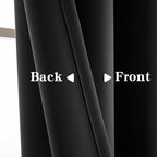 IGEMAEVE Blackout Curtains 84 Inch Length 2 Panels Set, Grommet Energy Saving - Image 3