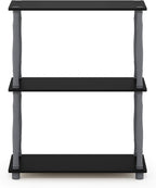 Furinno Turn-N-Tube 3-Tier Compact Multipurpose Shelf Display Rack - Image 6