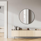 Sweetcrispy 36in Black Round Bathroom Mirrors - Image 5
