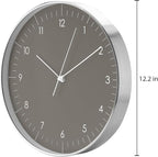 LUUK LIFESTYLE Silent Quartz Wall Clock, Nordic and Minimalist Design, Interior - Image 3