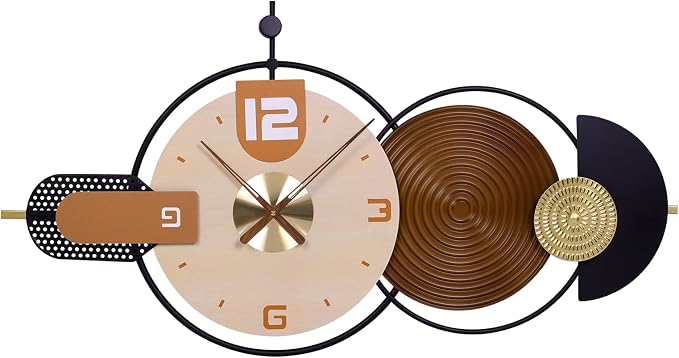 38x20 Inch Large Modern Wall Clock - Image 4
