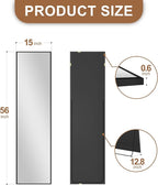 Delma Wall Full Length Mirror, Standing Mirror Full Body, Large Floor - Image 5