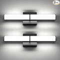 OOWOLF 2Pack 17.3Inch Black Vanity Light Fixture by OOWOLF