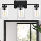 3-Light Bathroom Vanity Light, Modern Black Wall Lights - Image 7