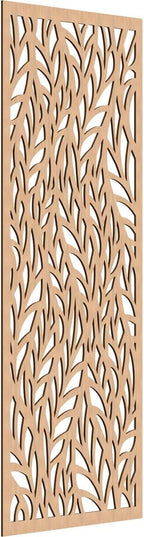 Ortonville Decorative Pierced Fretwork Wood Wall Panels, 31 3/8"W x 79 3/8"H x by EkenaMillwork