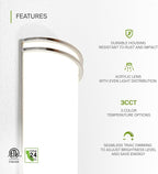 ASD LED Indoor Wall Mount Light Fixture - Image 3