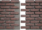 EverStone Aged Brick Faux Brick Panel, 46 7/8"W x 27"H x 1 1/4"D, Stratus Color - Image 8