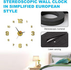 3D DIY Luminous Dial Acrylic Frameless Silent Wall Clock - Image 6